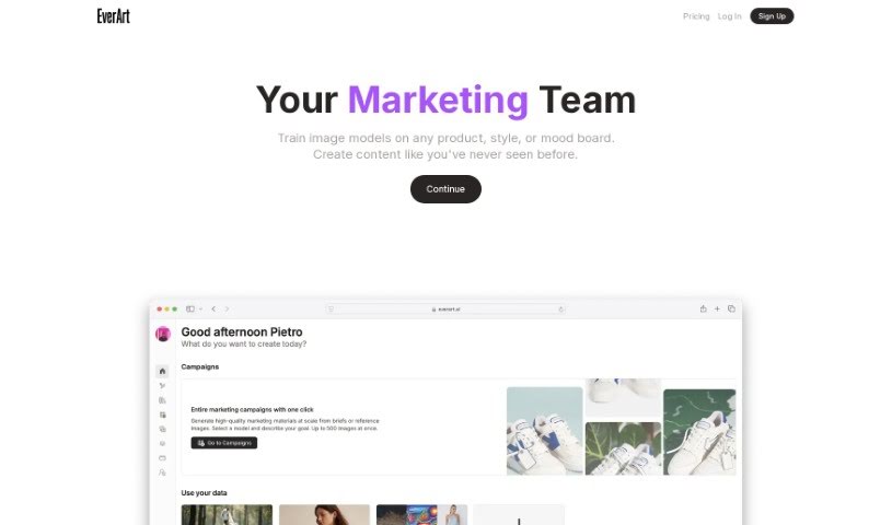 Screenshot of EverArt