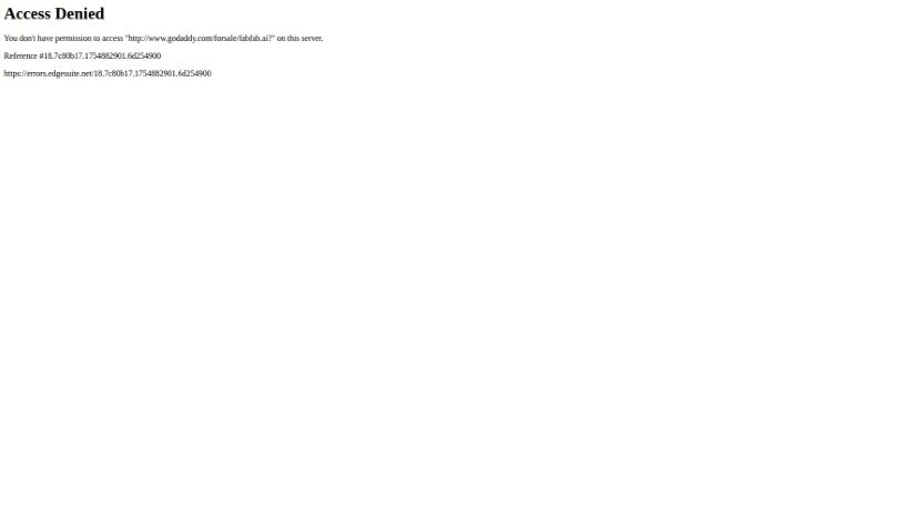 Screenshot of FabFab AI