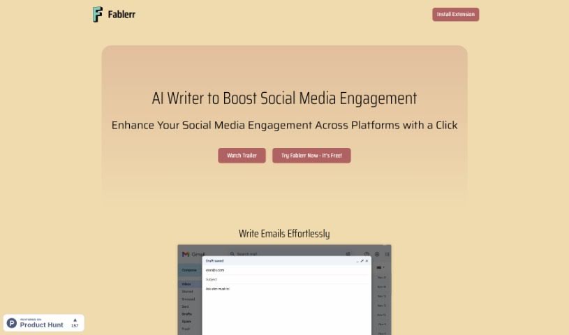 Screenshot of Fablerr