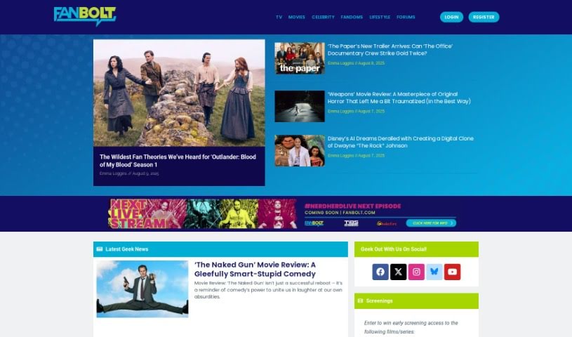 Screenshot of Fanbolt