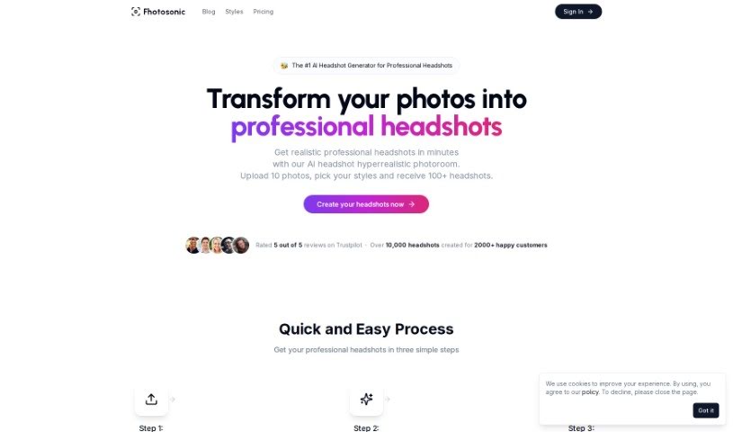 Screenshot of Fhotosonic