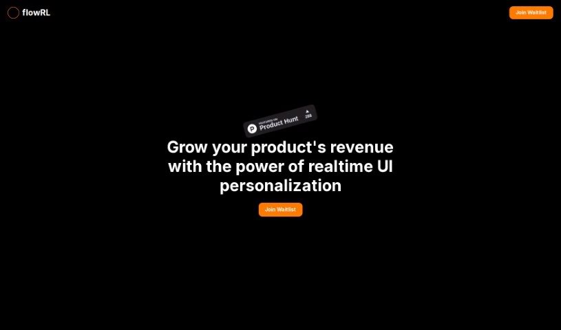Screenshot of flowRL