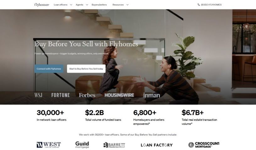 Screenshot of Flyhomes