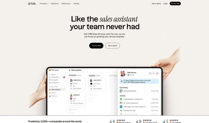 Screenshot of Folk