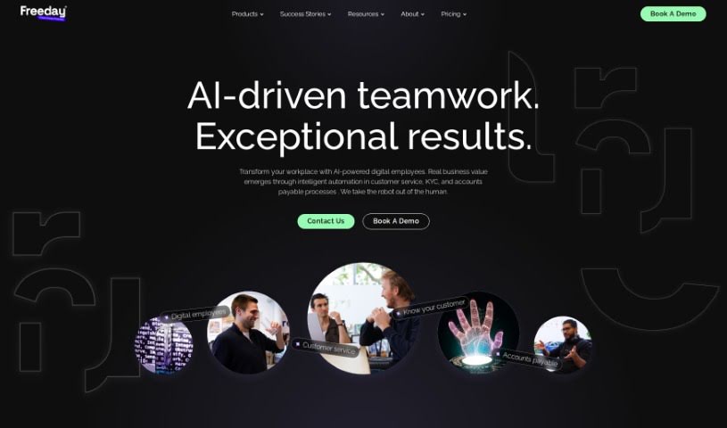 Screenshot of Freeday AI