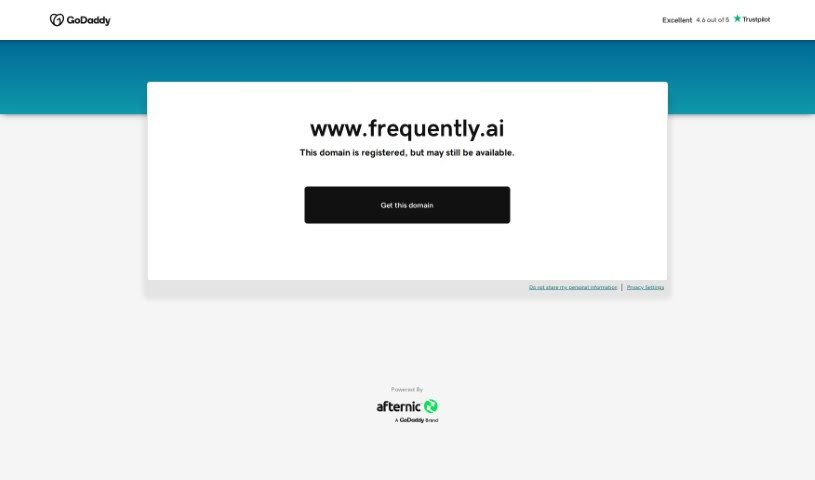 Screenshot of Frequently.ai