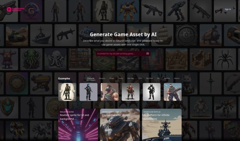 Screenshot of Game-Generator