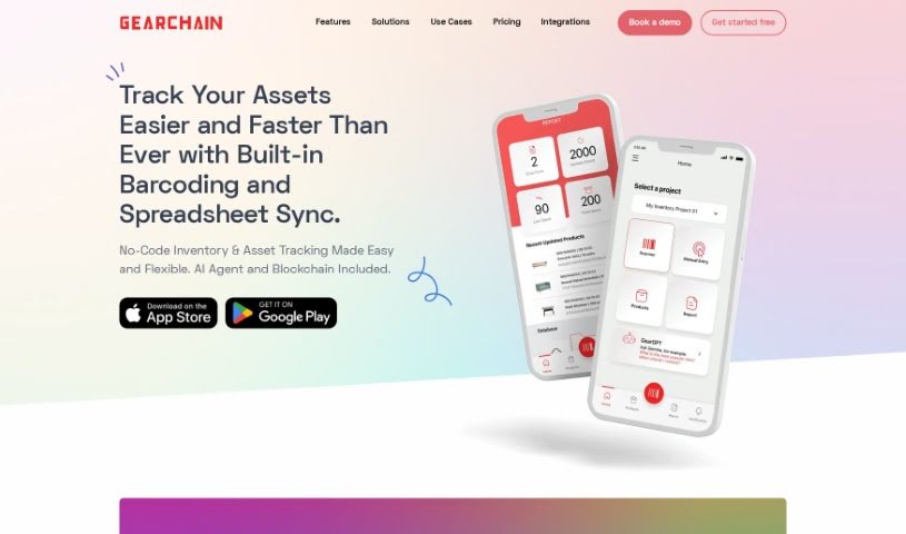 Screenshot of GearChain