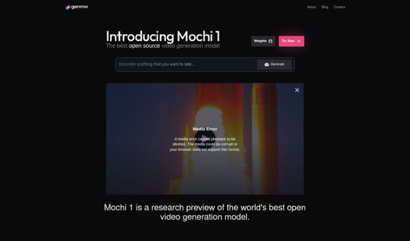 Screenshot of Genmo