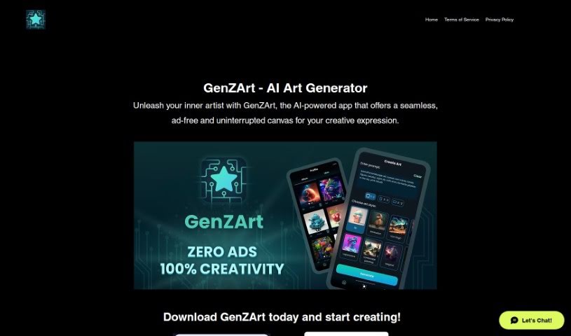 Screenshot of Genzart