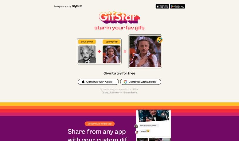 Screenshot of GifStar