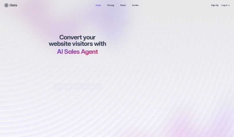 Screenshot of Gista
