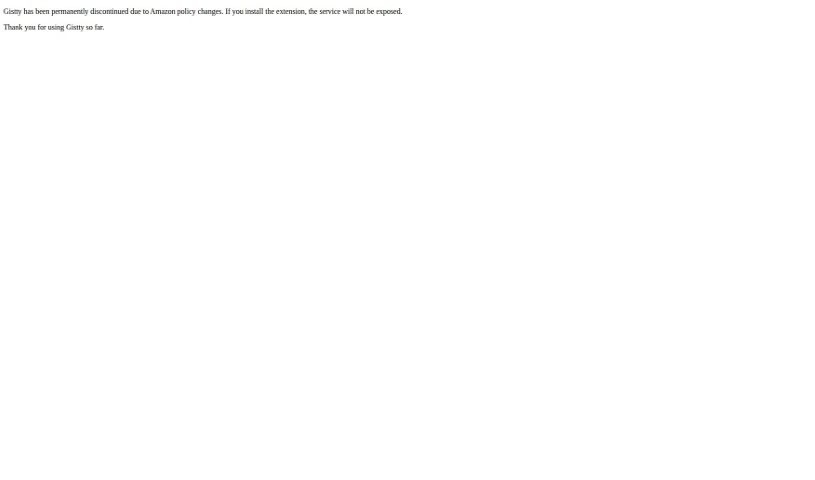 Screenshot of Gistty