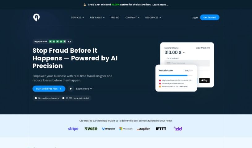 Screenshot of Greip