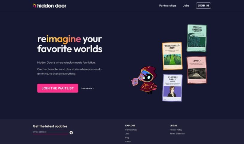 Screenshot of Hidden Door