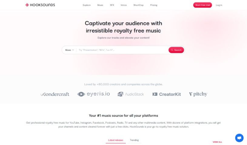 Screenshot of HookSounds