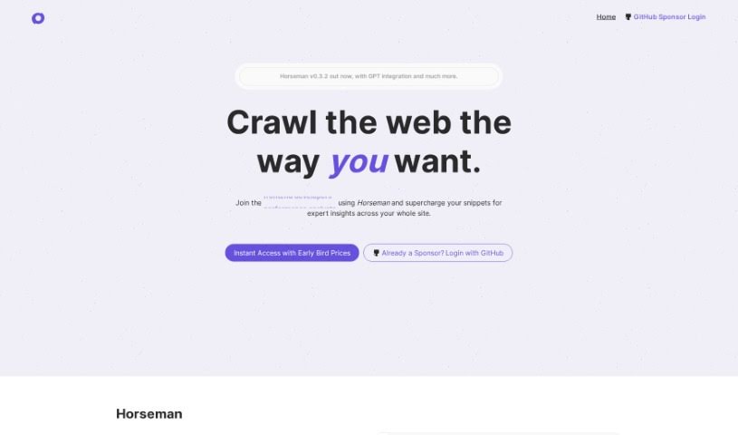 Screenshot of Horseman