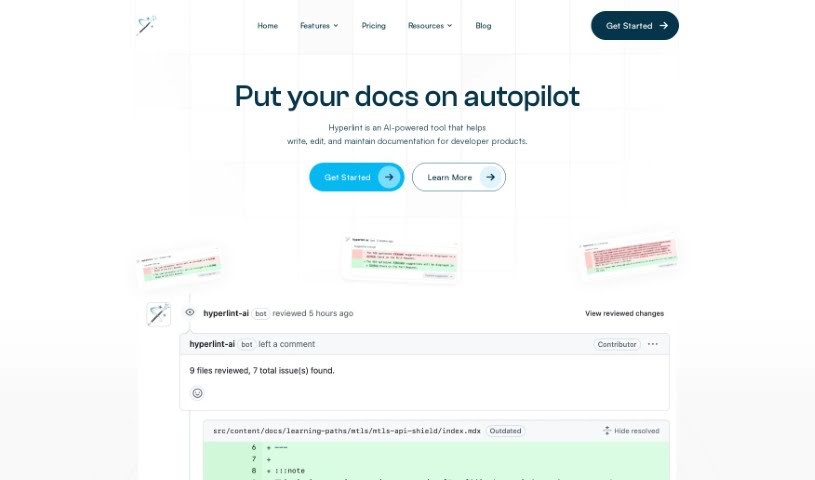 Screenshot of Hyperlint