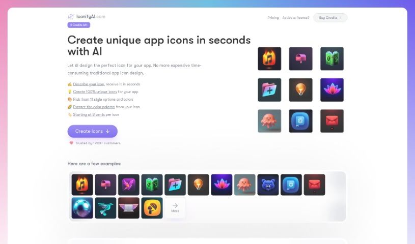 Screenshot of IconifyAI