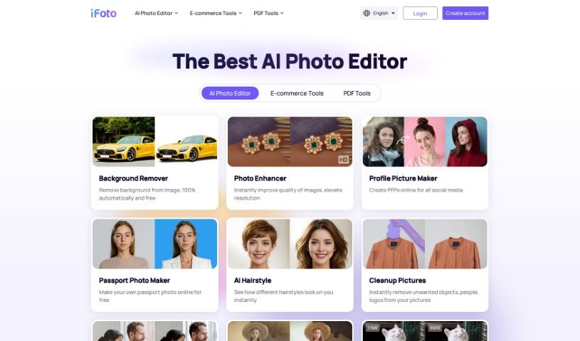 Screenshot of iFoto
