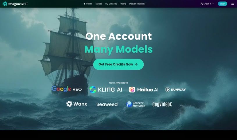 Screenshot of Imagine App