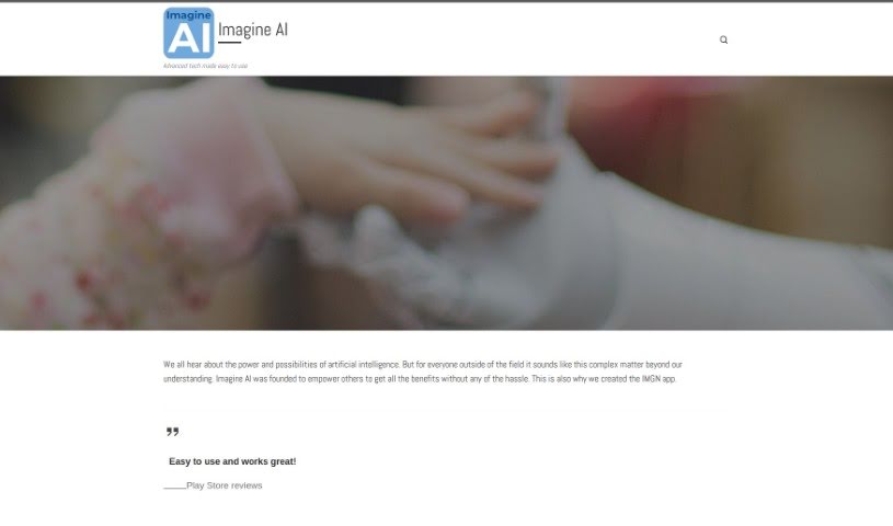 Screenshot of Imgn