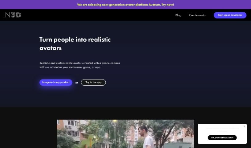 Screenshot of in3D