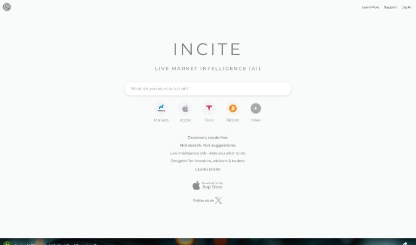 Screenshot of Incite AI