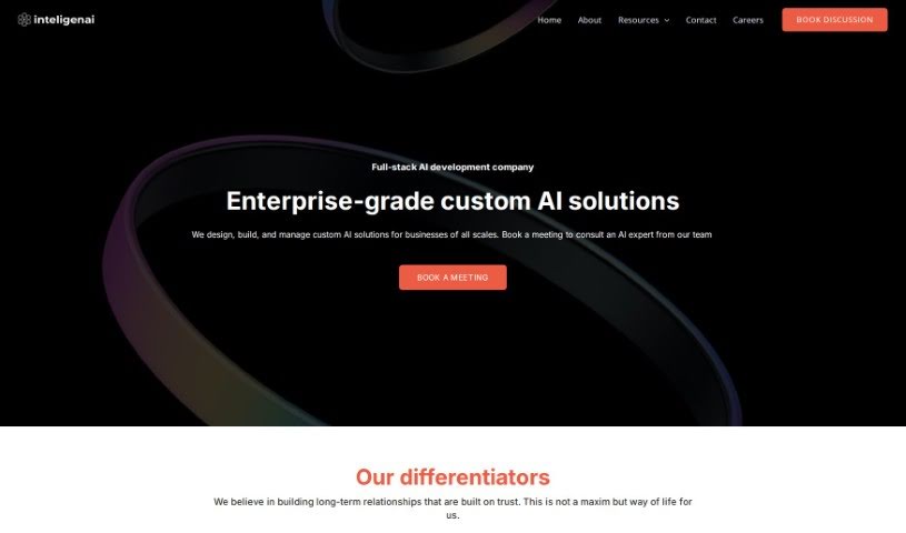 Screenshot of Inteligenai