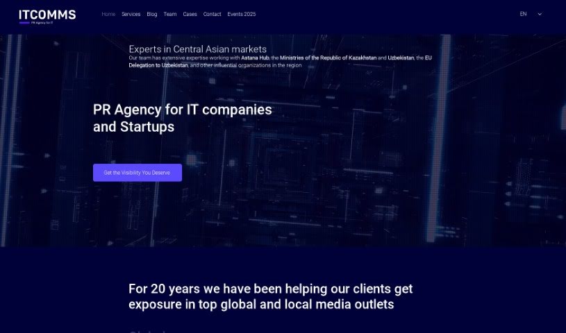 Screenshot of Itcomms