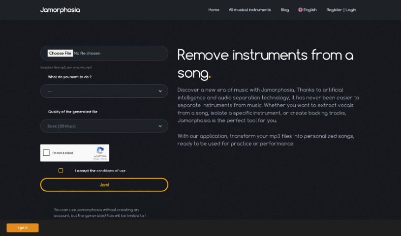 Screenshot of Jamorphosia