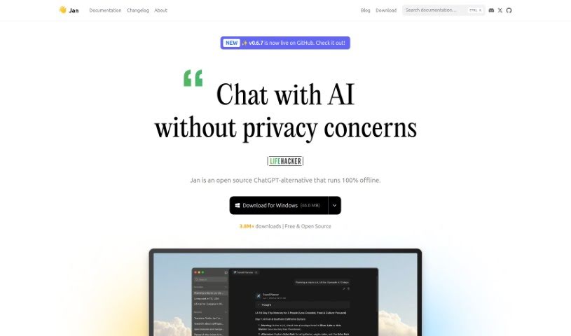 Screenshot of Jan
