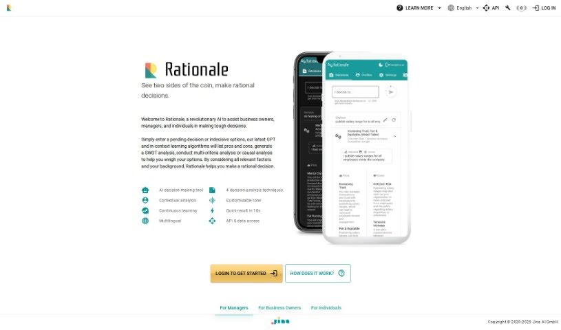 Screenshot of Jina AI Rationale