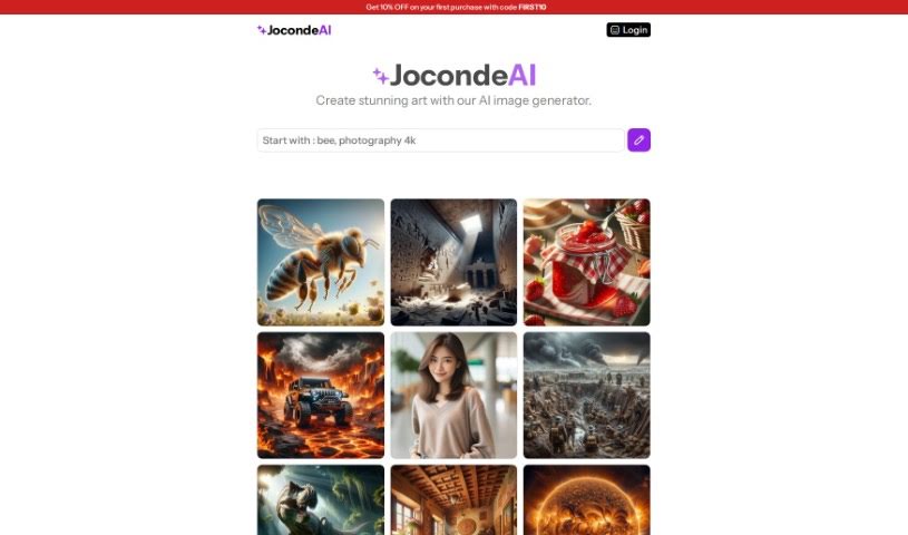 Screenshot of Jocondeai