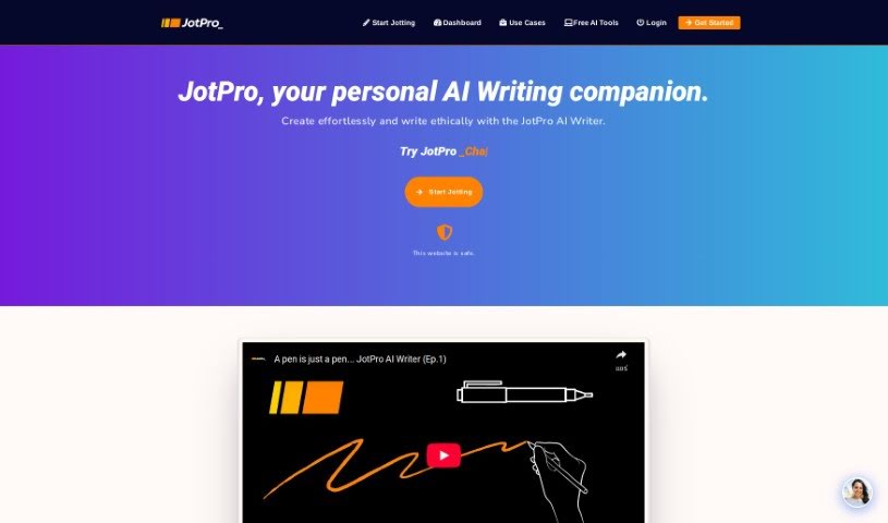 Screenshot of Jotpro