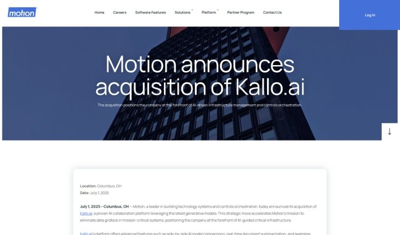 Screenshot of Kallo