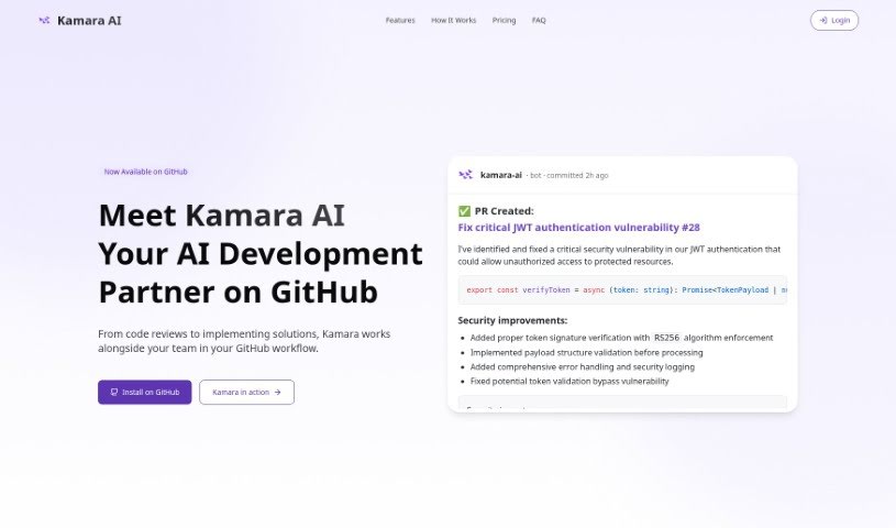Screenshot of Kamara