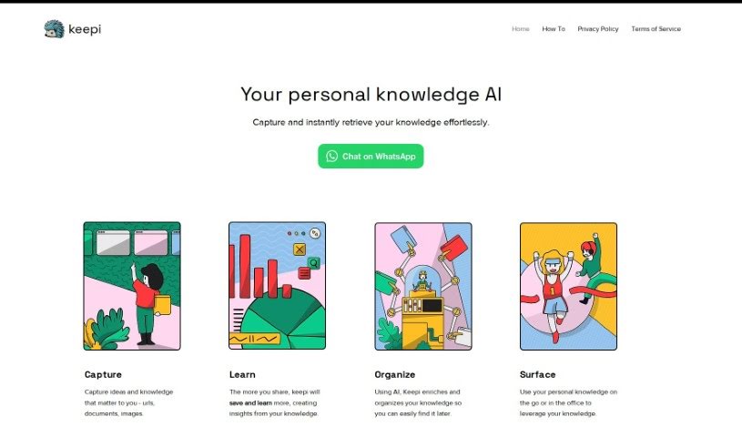 Screenshot of Keepi