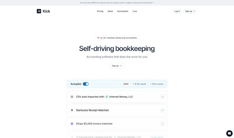 Screenshot of Kick