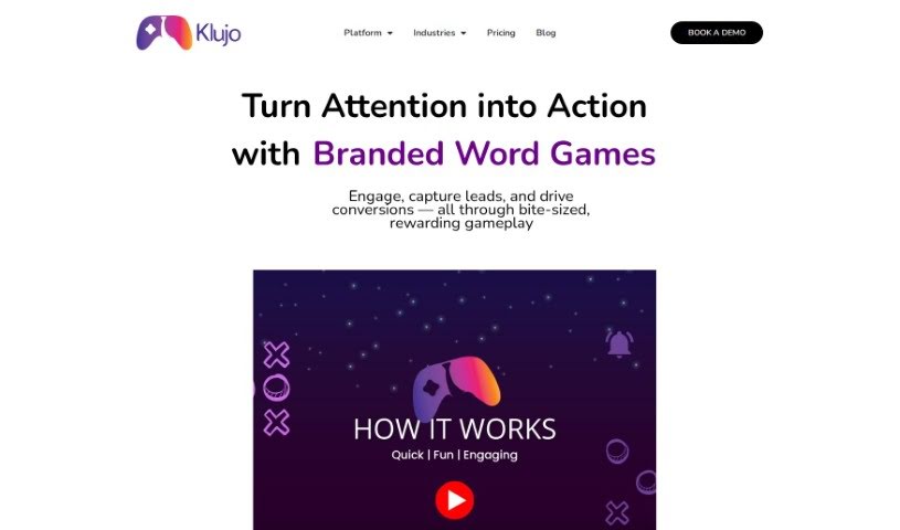 Screenshot of Klujo