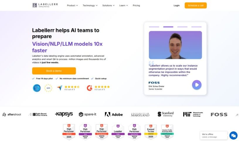 Screenshot of Labelgpt