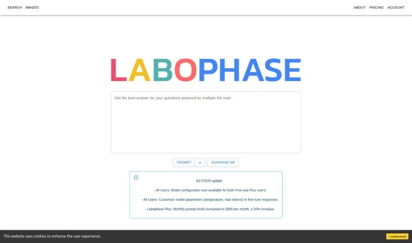 Screenshot of Labophase