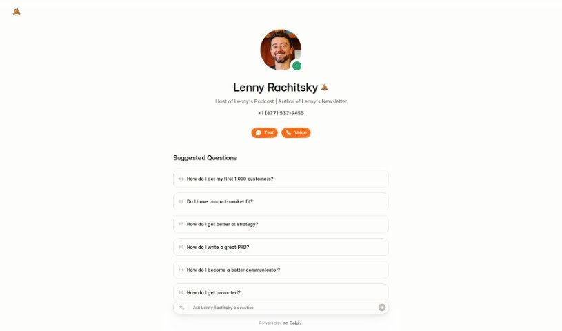 Screenshot of Lennybot