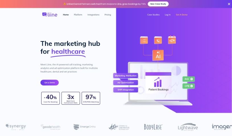 Screenshot of Liine
