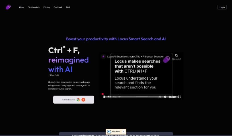 Screenshot of Locus