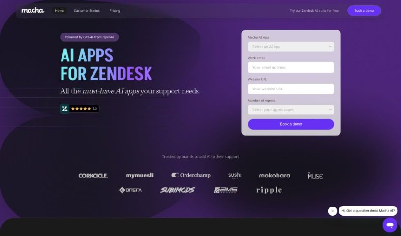 Screenshot of Macha