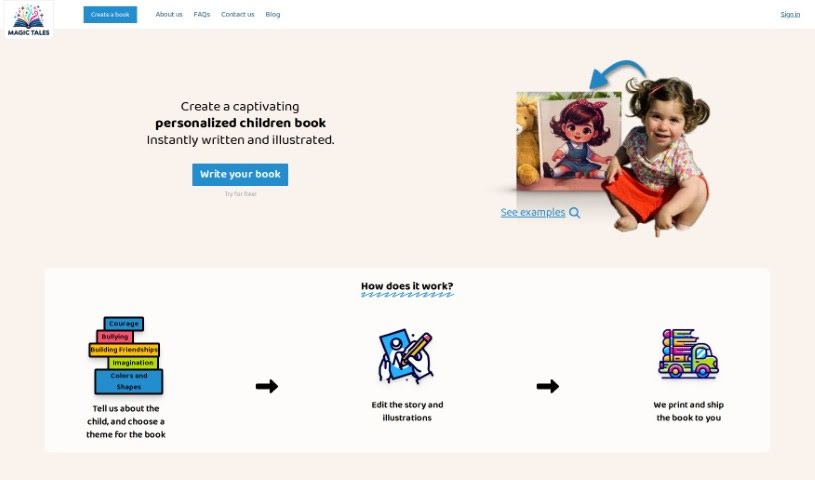 Screenshot of Magic Tales