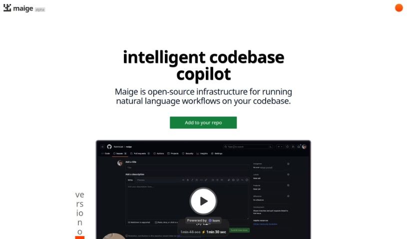 Screenshot of Maige