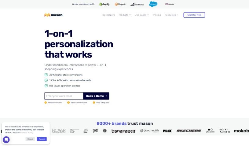 Screenshot of Mason