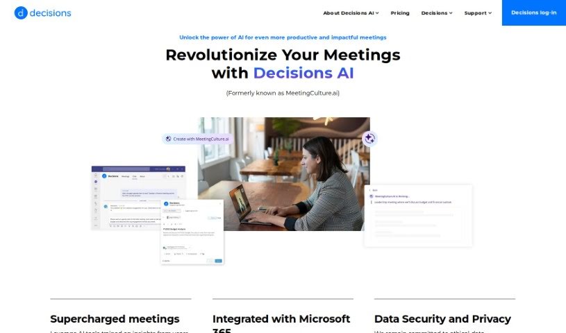 Screenshot of Meeting Culture